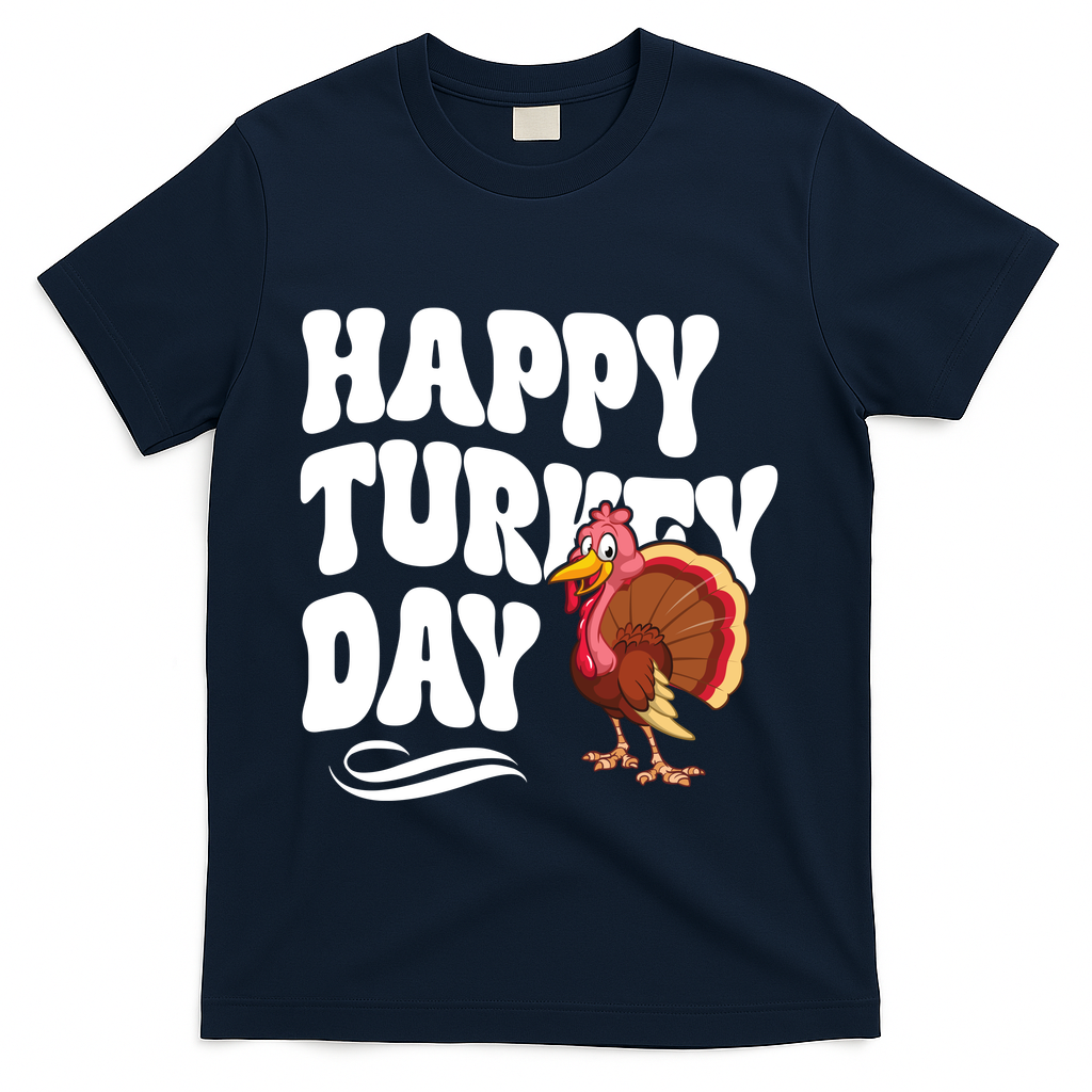 Happy Turkey Day Thanksgiving Holiday T-Shirt product image 3