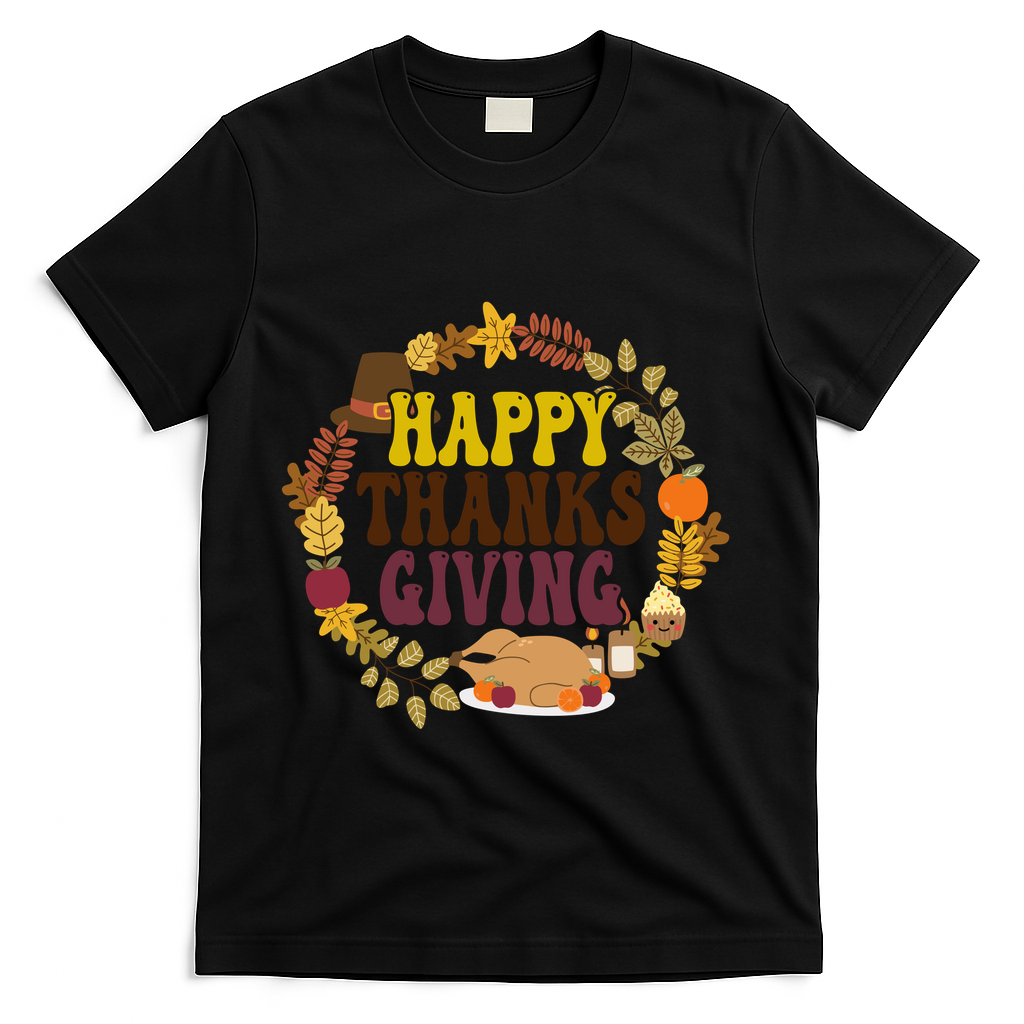 Happy Thanksgiving Fall Holiday T-Shirt product image 1