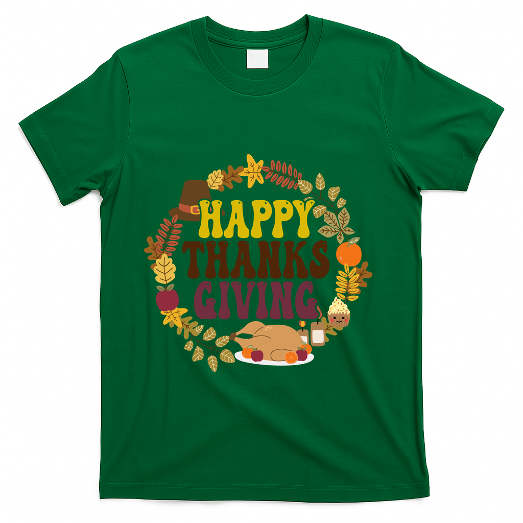 Happy Thanksgiving Fall Holiday T-Shirt product image 4