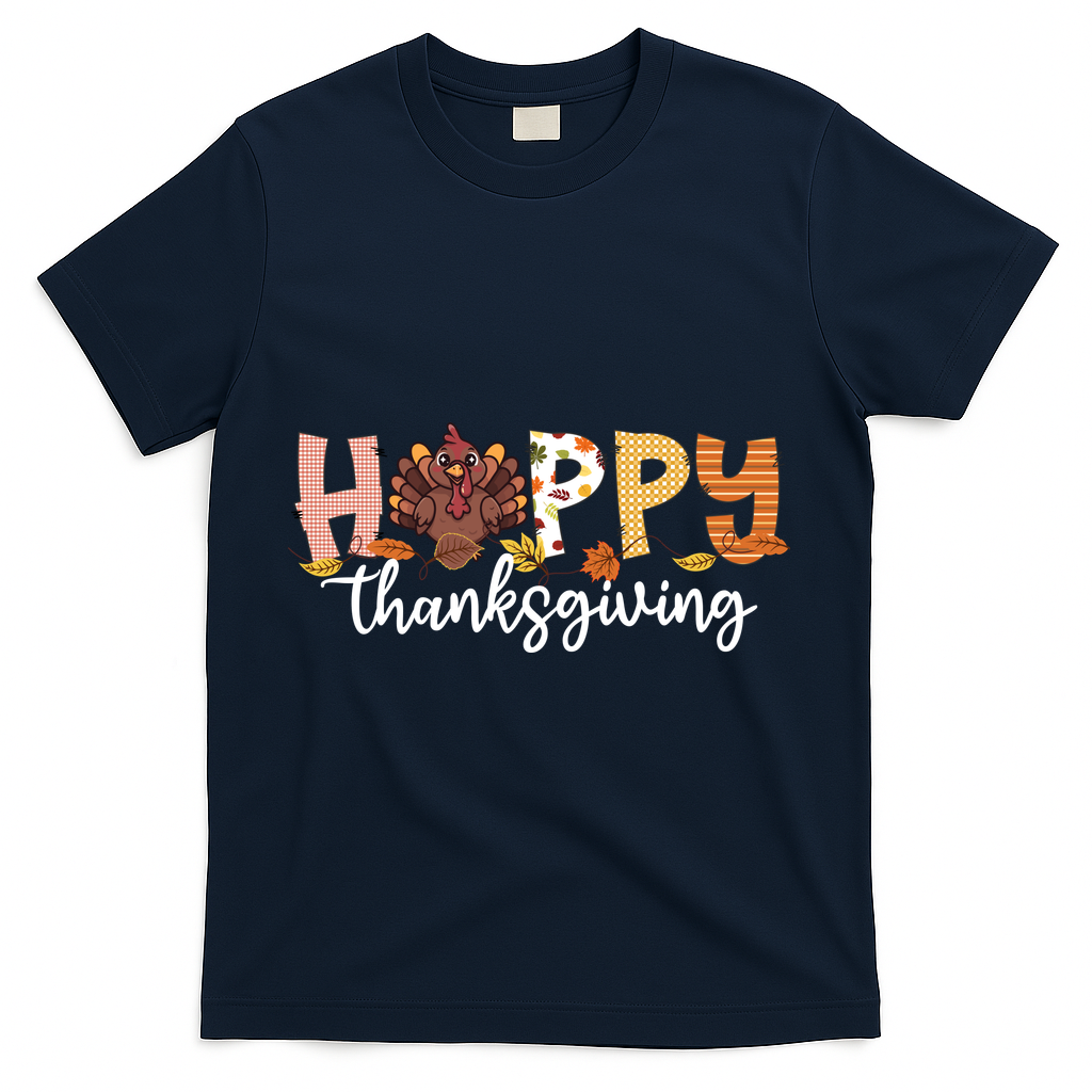 Happy Thanksgiving Fall Turkey T-Shirt product image 3