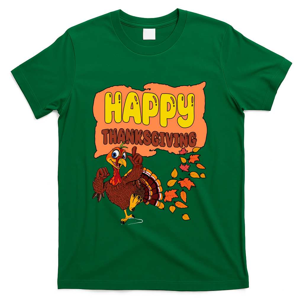 Happy Thanksgiving Festive Fun Holiday T-Shirt product image 4