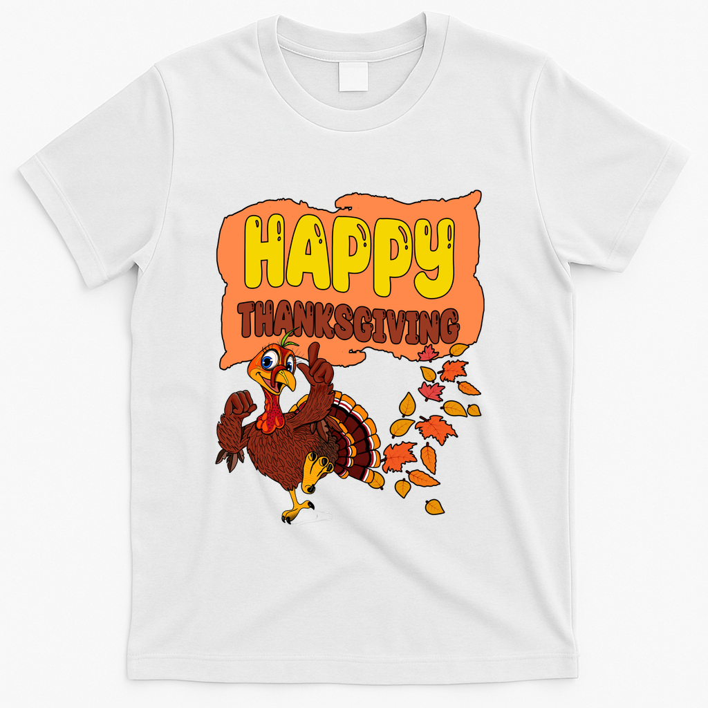 Happy Thanksgiving Festive Fun Holiday T-Shirt product image 2