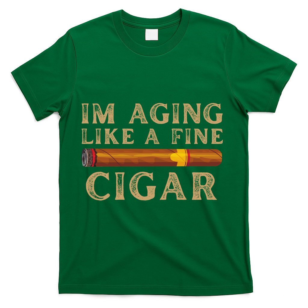 Im Aging Like A Fine Cigar Birthday T-Shirt product image 4