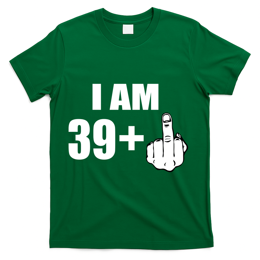 I Am 40 Middle Finger T-Shirt product image 4