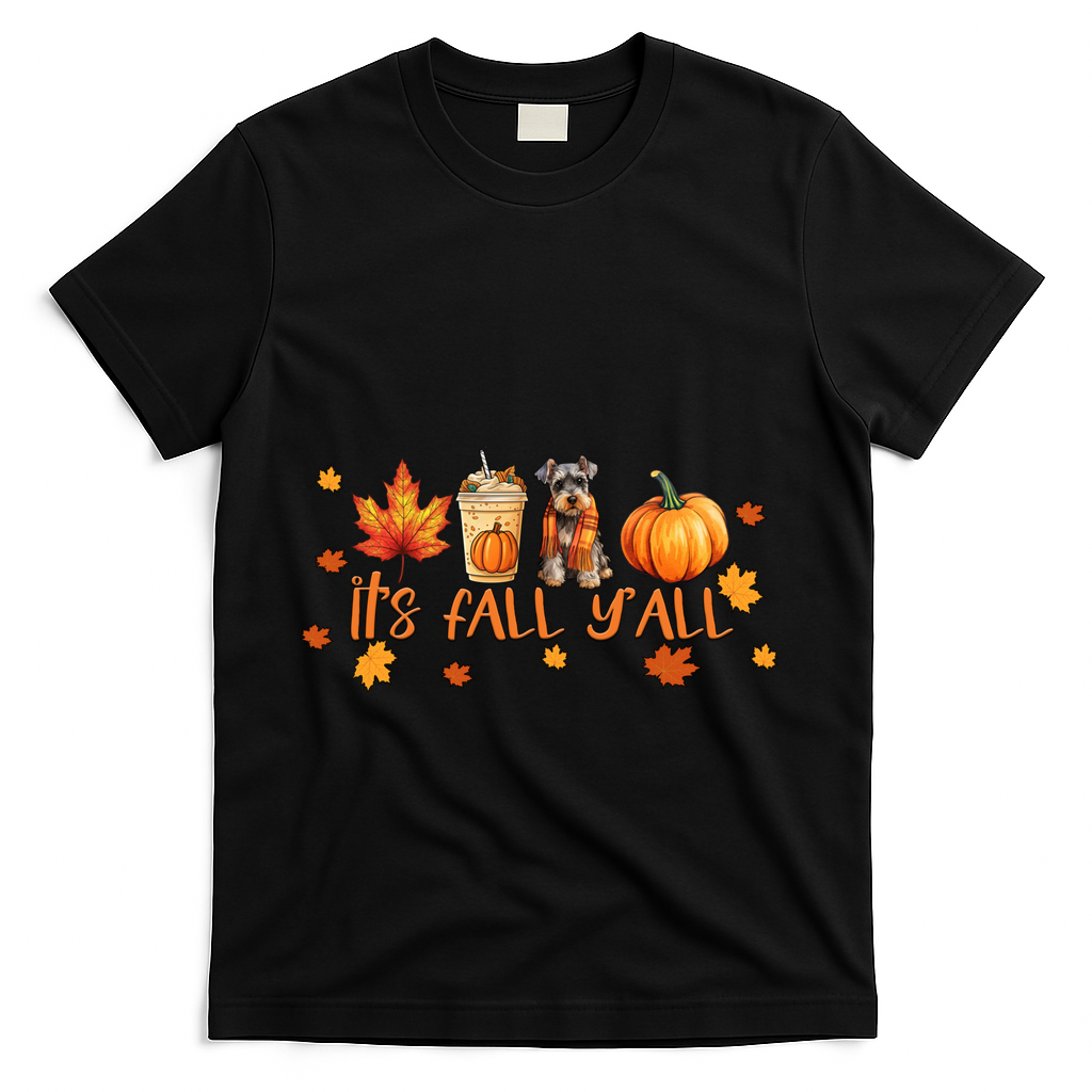 ItS Fall YAll Pumpkin Spice Latte Dog Miniature Schnauzer product image 1