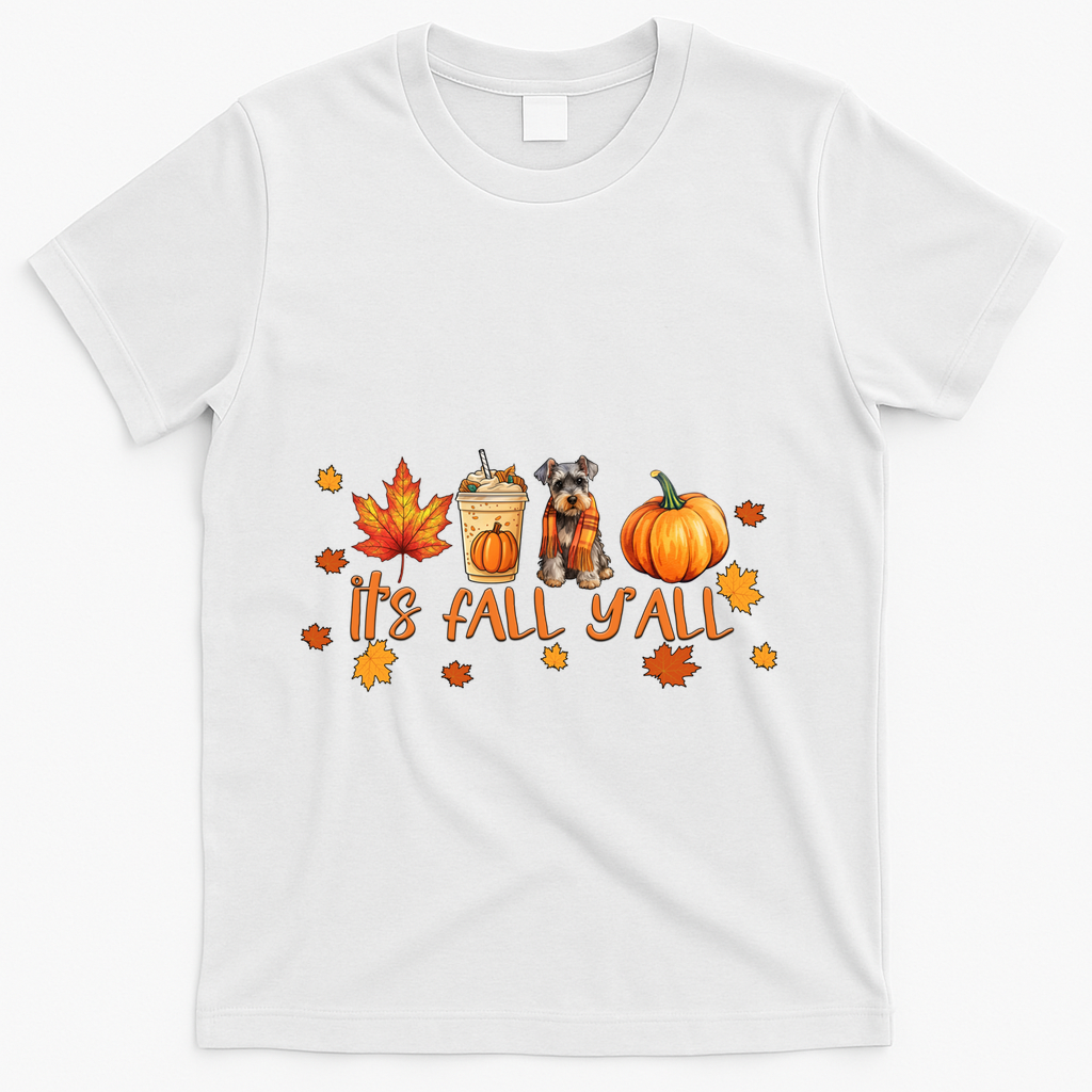 ItS Fall YAll Pumpkin Spice Latte Dog Miniature Schnauzer product image 2