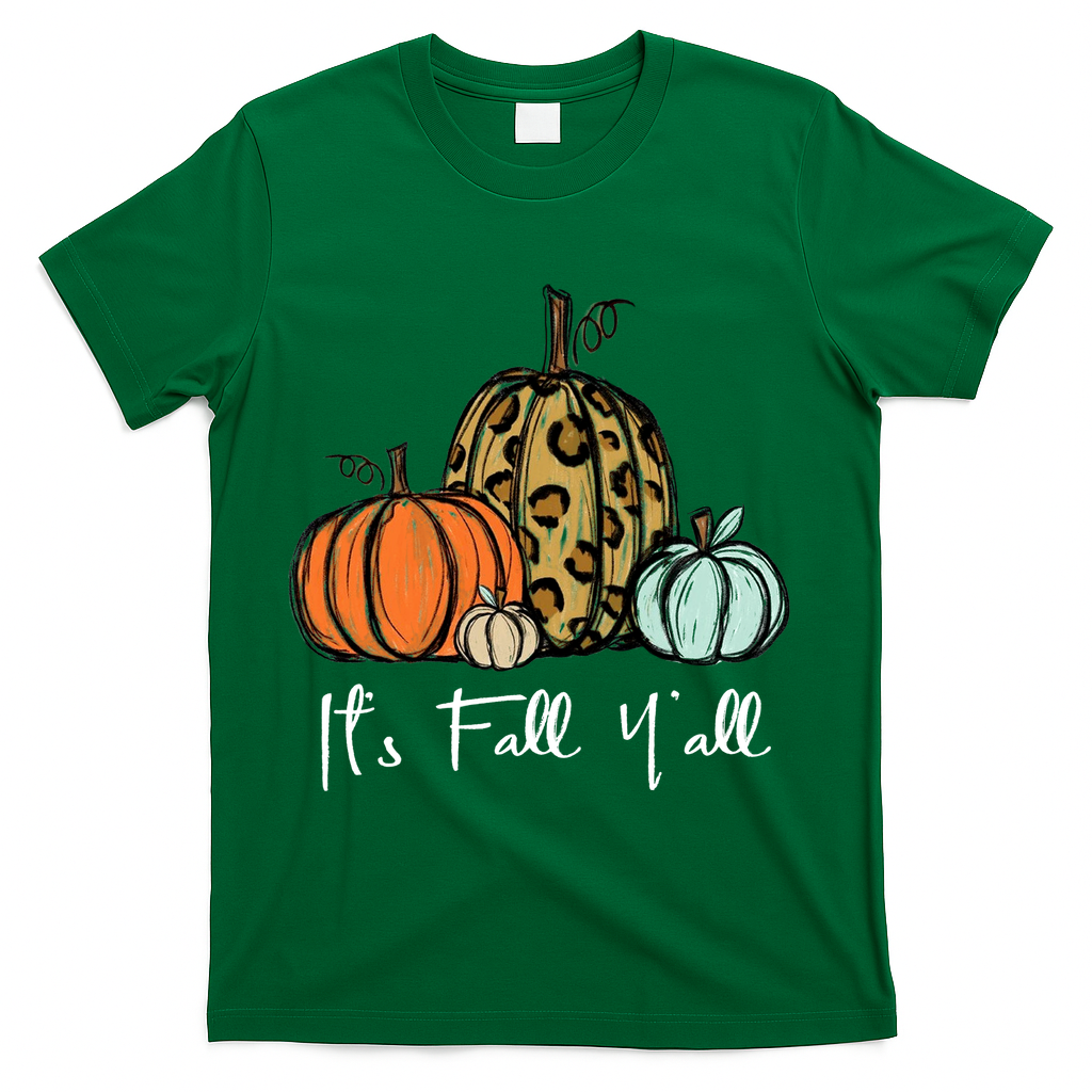 Its Fall Yall Graphic Shirt Women Thanksgiving Pumpkin product image 4