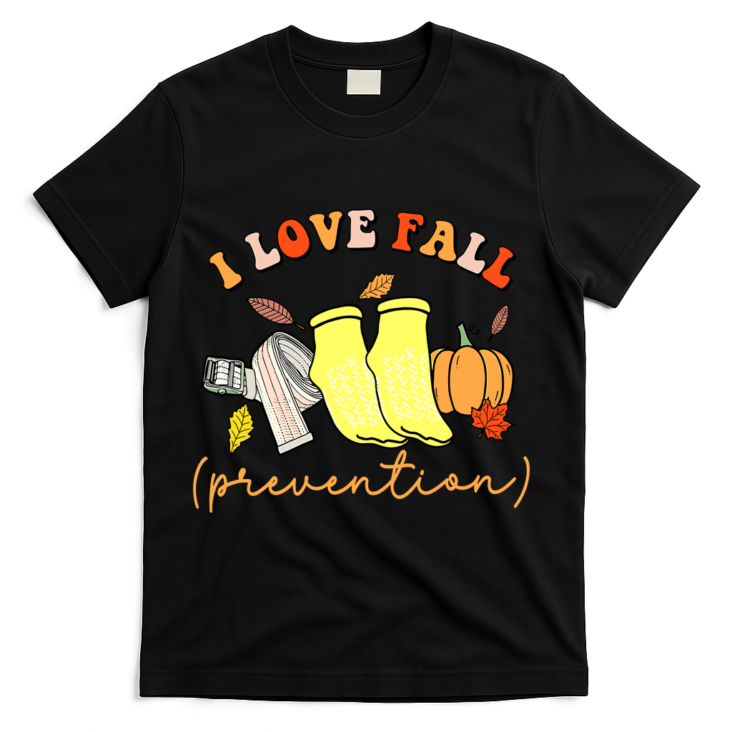I Love Fall Prevention Halloween T-Shirt product image 1