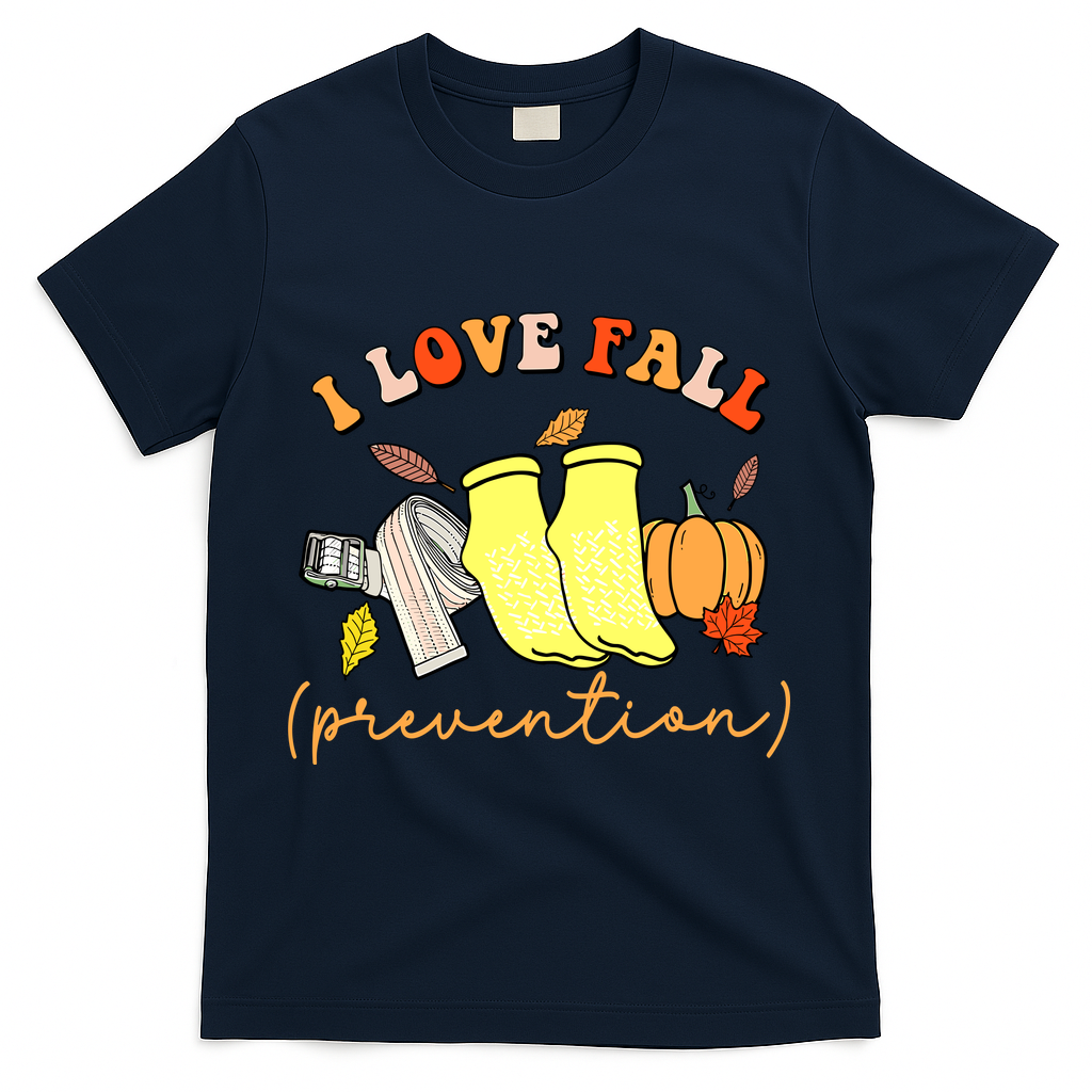I Love Fall Prevention Halloween T-Shirt product image 3