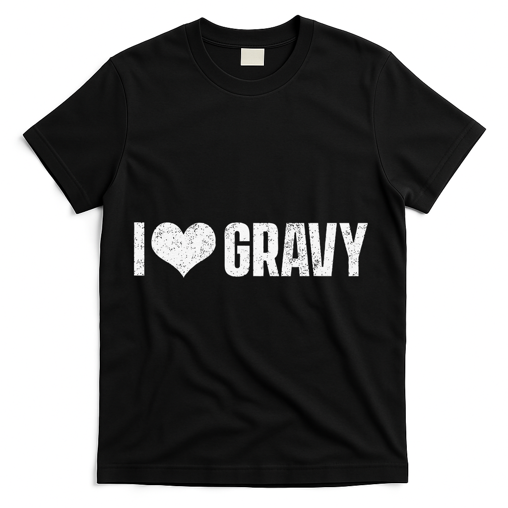 I Love Gravy Thanksgiving T-Shirt product image 1