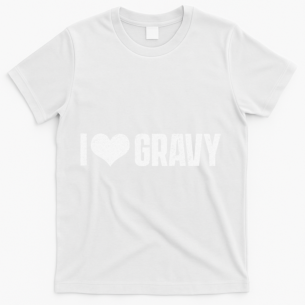 I Love Gravy Thanksgiving T-Shirt product image 2