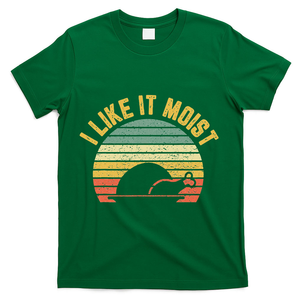 I Like It Moist Retro Funny Thanksgiving T-Shirt product image 4