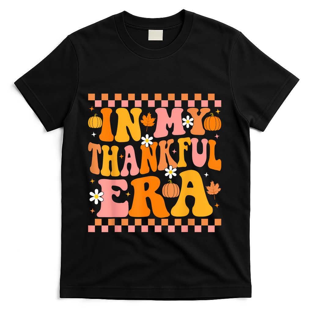 In My Thankful Era Fall Pumpkin Autumn Groovy Thanksgiving product image 1