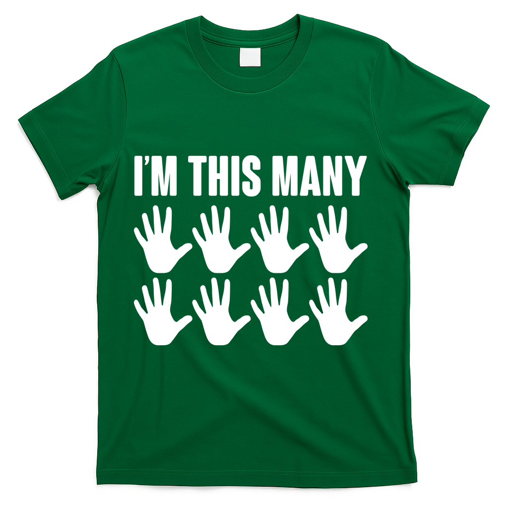 I'm This Many - 40th Birthday T-Shirt product image 4
