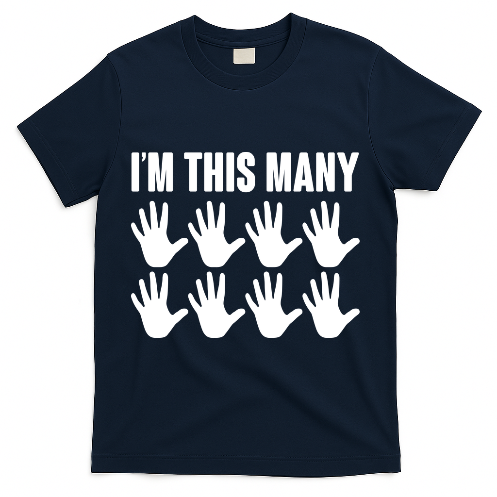 I'm This Many - 40th Birthday T-Shirt product image 3