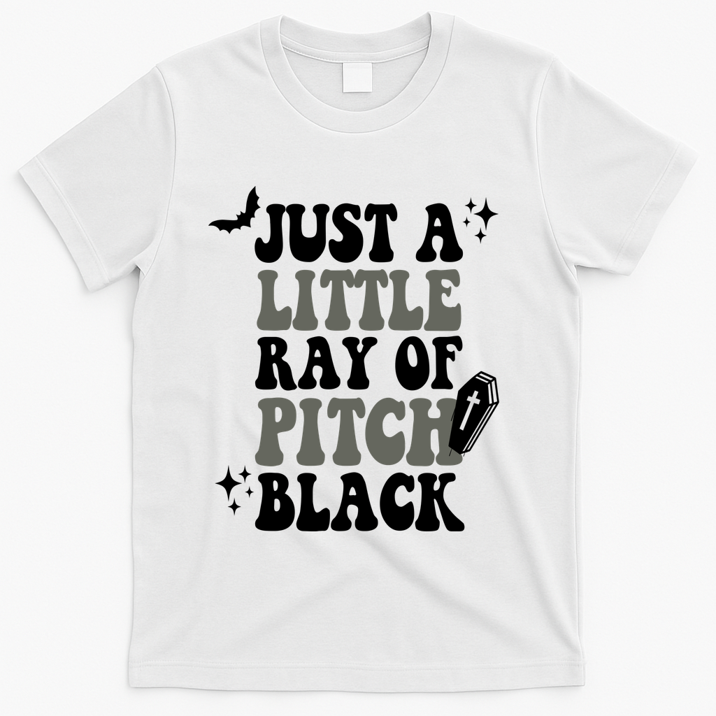 Just A Little Ray Of Pitch Black Halloween T-Shirt product image 2
