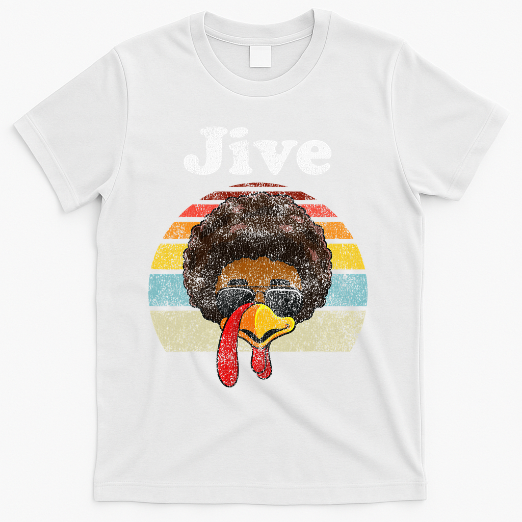 Jive Thanksgiving Turkey Day Funny Face Vintage Retro Style product image 2