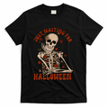 Just Waiting For Halloween Skeleton Fall Spooky T-Shirt product image 1