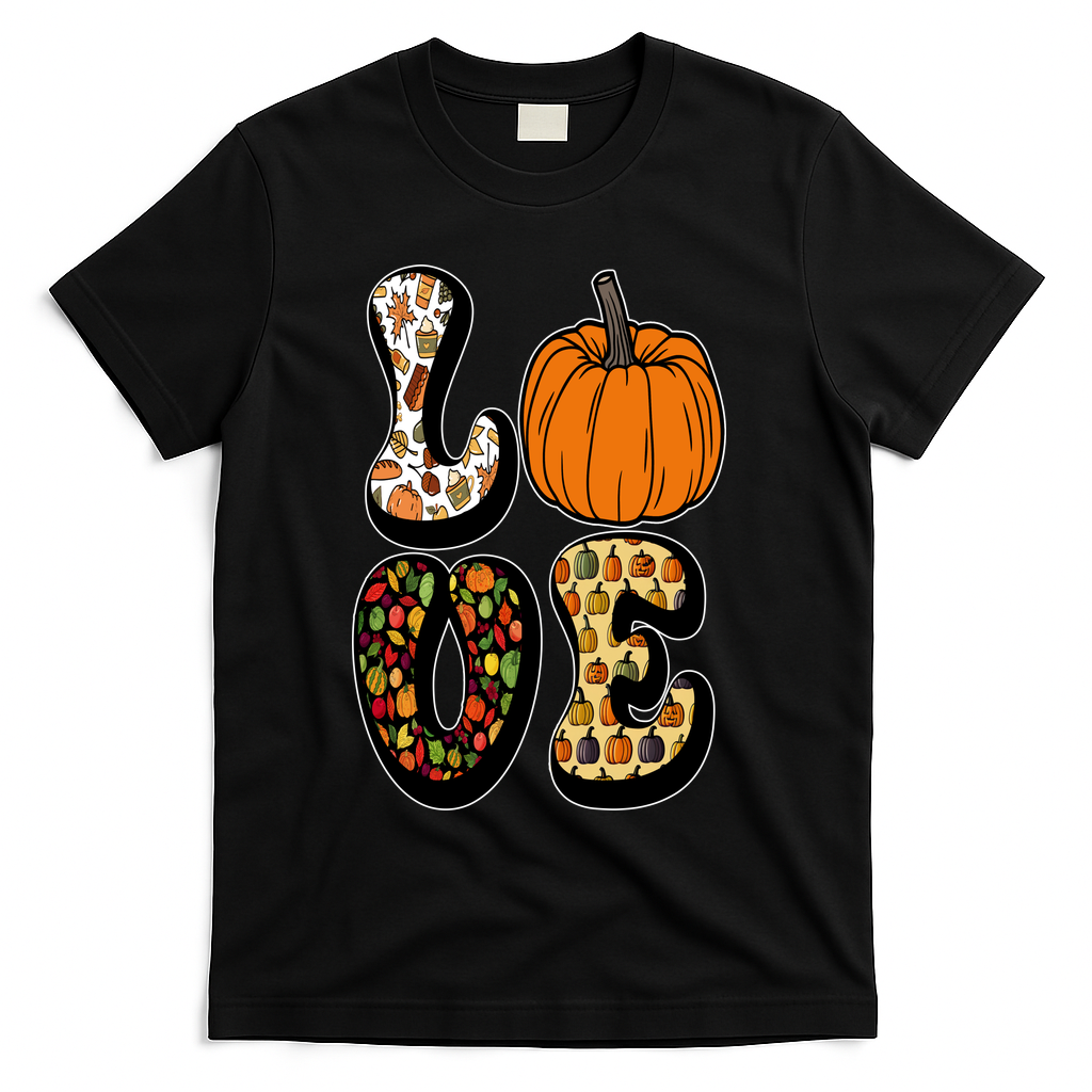 Love Halloween Pumpkin Cute T-Shirt product image 1