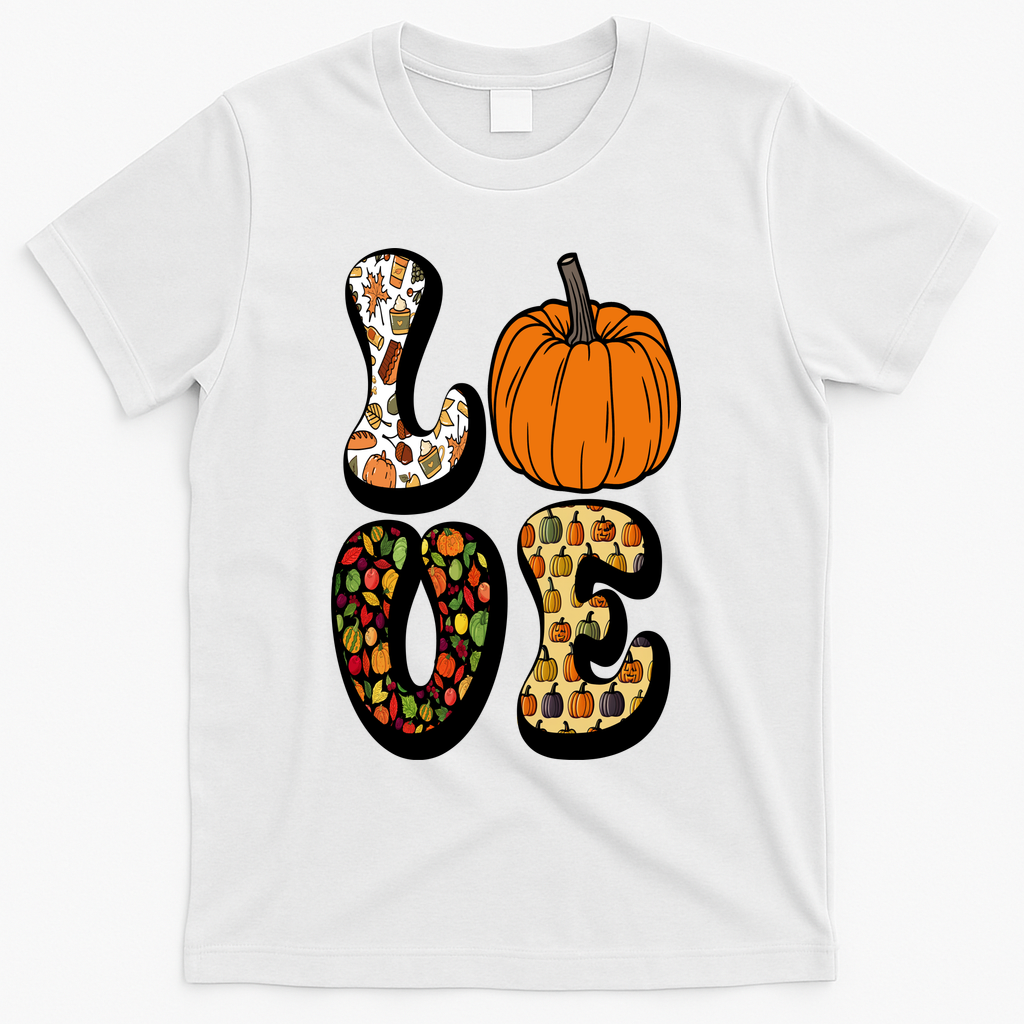 Love Halloween Pumpkin Cute T-Shirt product image 2