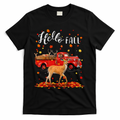 Maple Deer Leaf Fall Autumn Red Truck Gift T-Shirt product image 1
