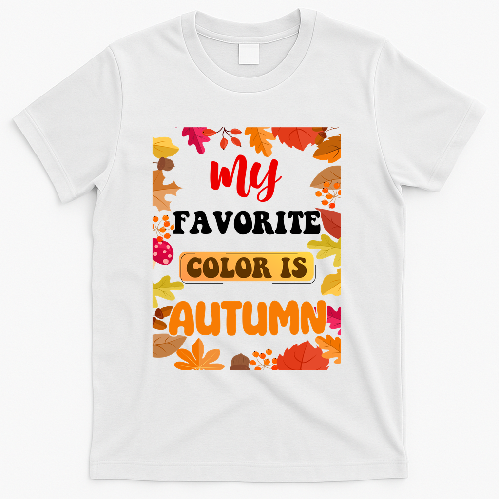 My Favorite Color Is Autumn T-Shirt product image 2