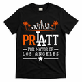 Pratt For Mayor Of Los Angeles City Skyline T-Shirt product image 1