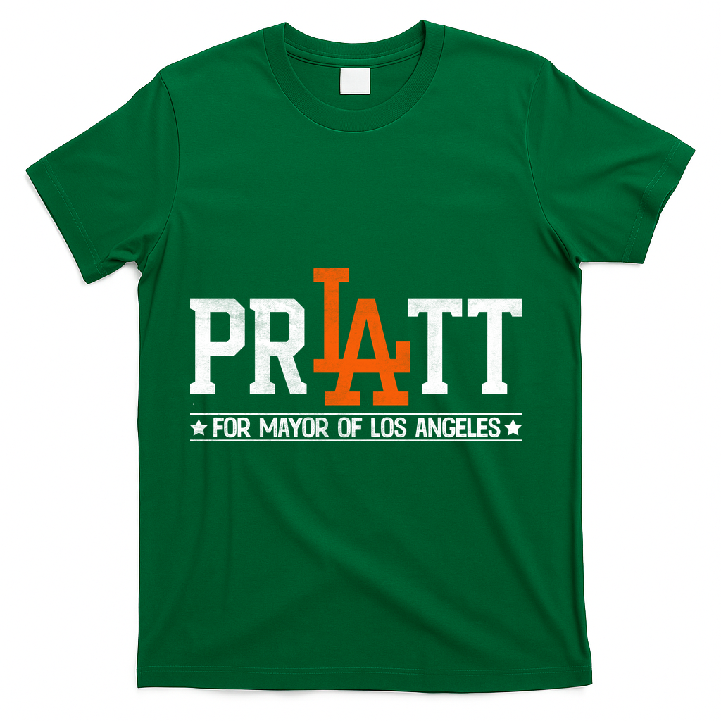 Pratt For Mayor Of Los Angeles La Fan T-Shirt product image 4