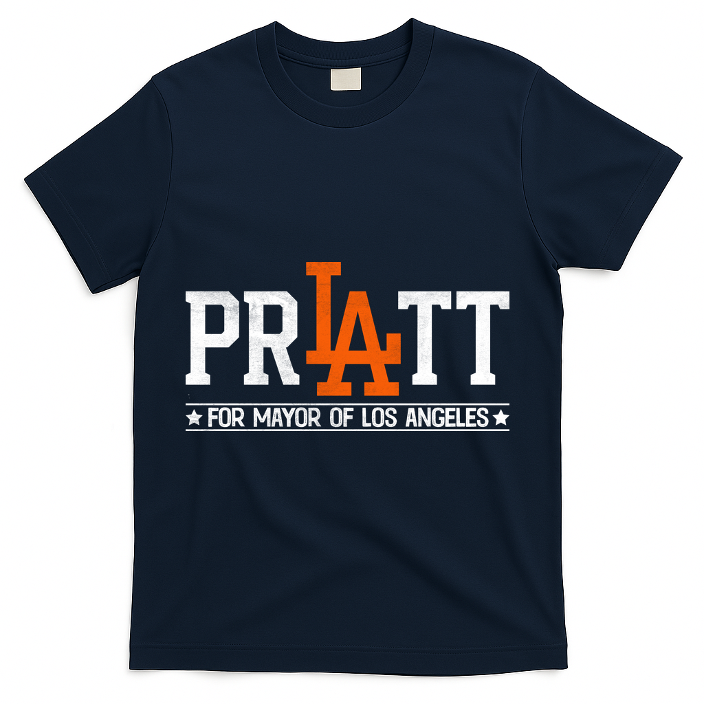 Pratt For Mayor Of Los Angeles La Fan T-Shirt product image 3