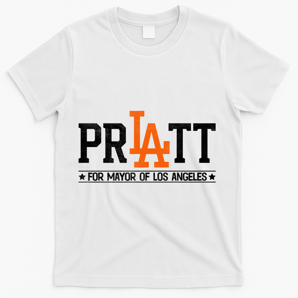 Pratt For Mayor Of Los Angeles La Fan T-Shirt product image 2