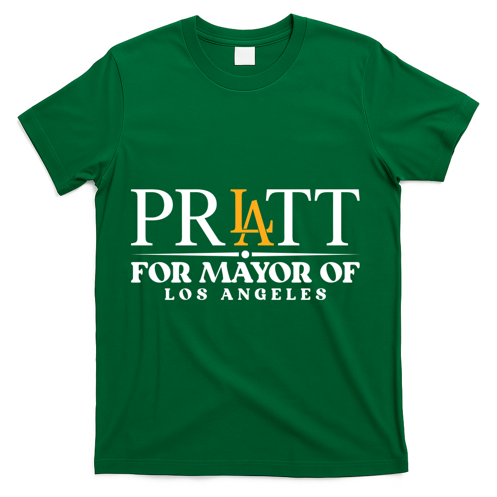 Pratt For Mayor Of Los Angelas LA Pride T-Shirt product image 4
