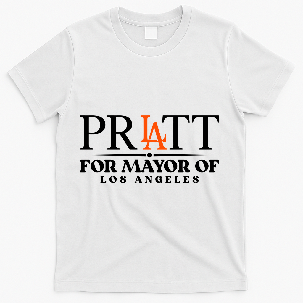 Pratt For Mayor Of Los Angelas LA Pride T-Shirt product image 2