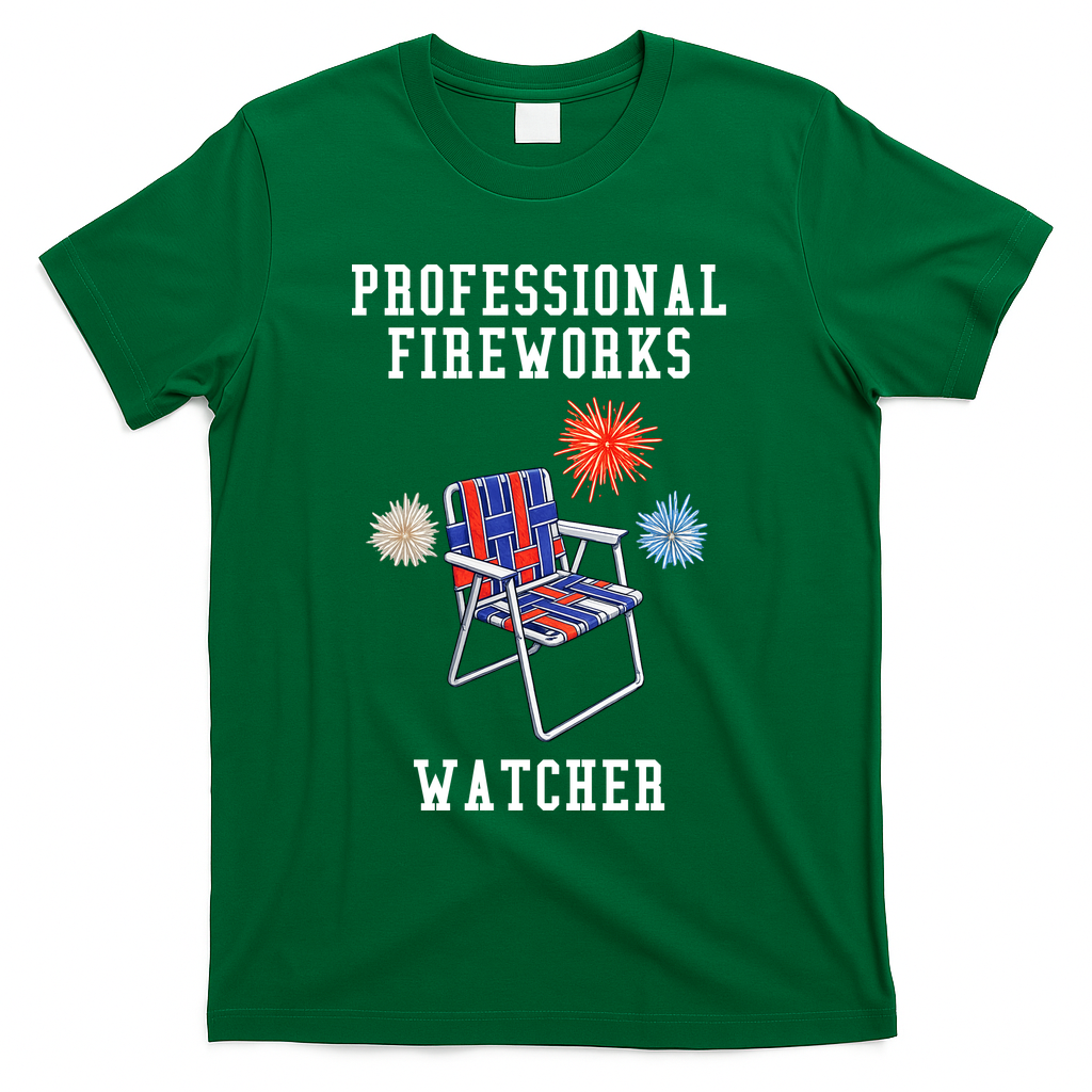 Professional Fireworks Watcher T-Shirt product image 4
