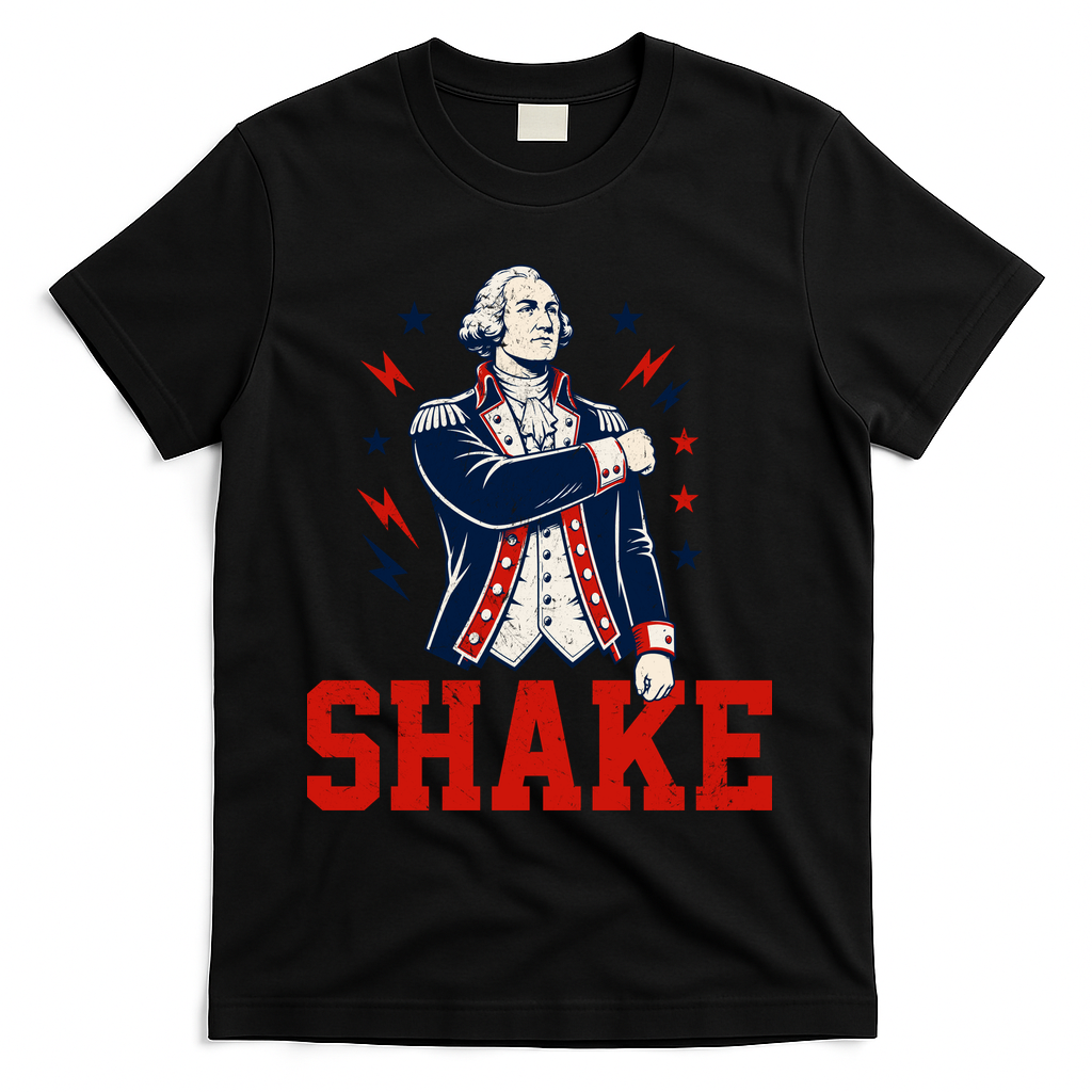 Patriotic George Washington Shake Revolutionary T-Shirt product image 1