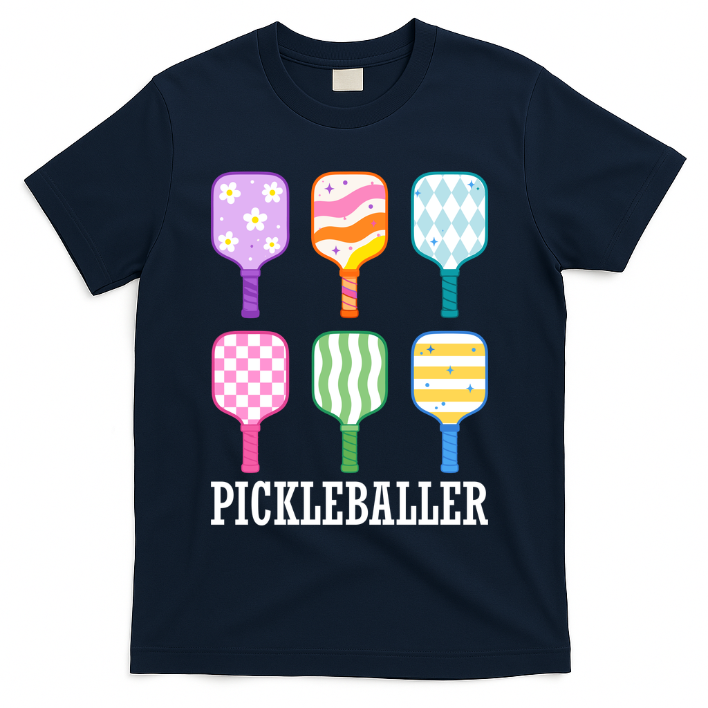 Pickleballer Pickle Baller Funny Cute Pickleball T-Shirt product image 3