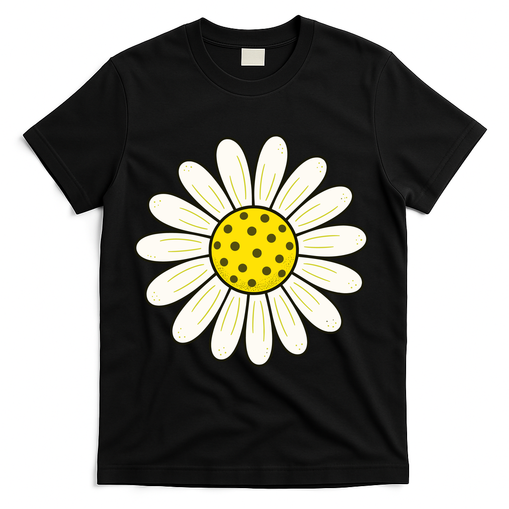 Pickleball Sun Flower Daisy T-Shirt product image 1
