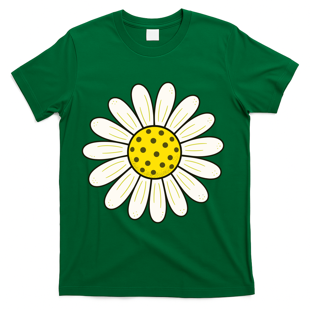 Pickleball Sun Flower Daisy T-Shirt product image 4