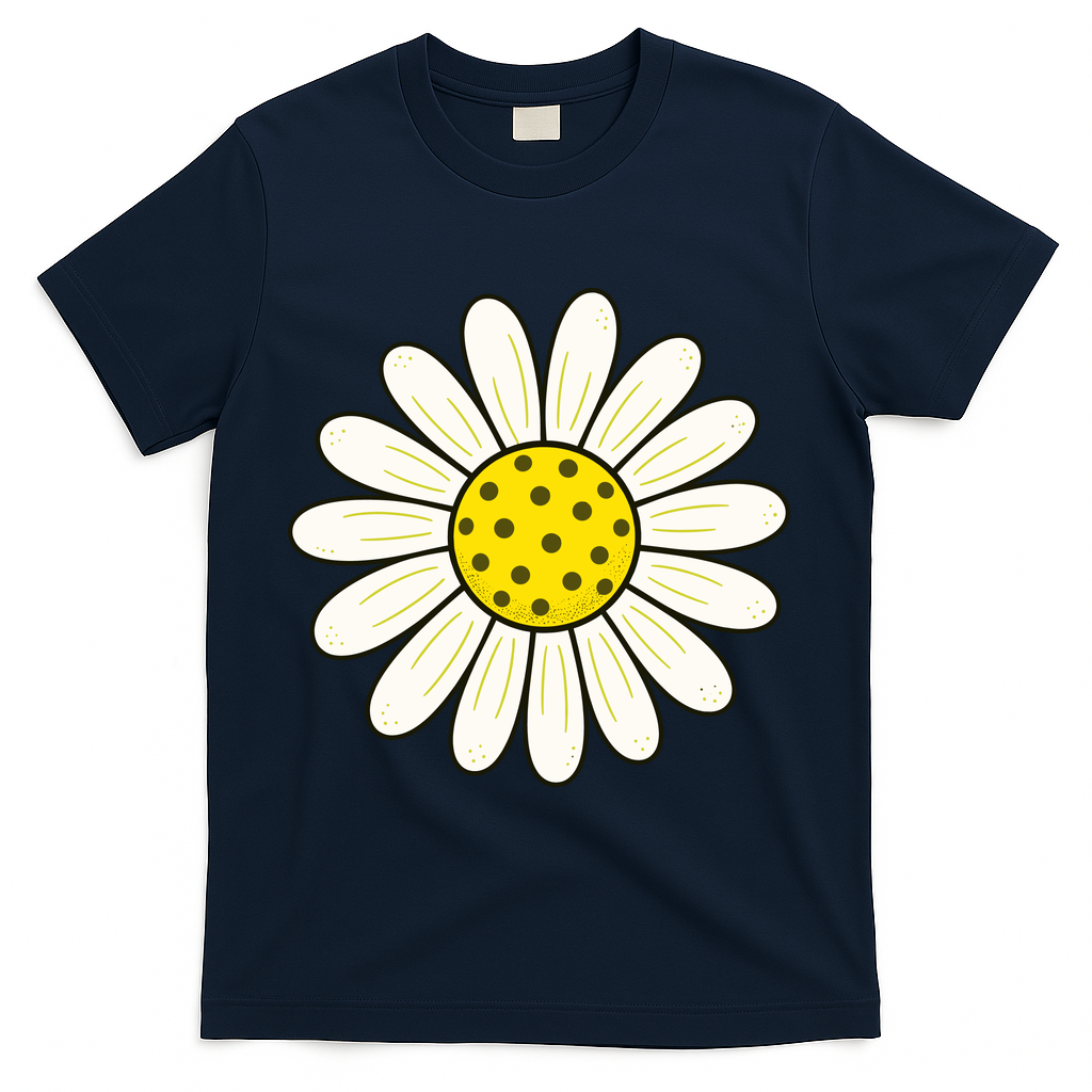 Pickleball Sun Flower Daisy T-Shirt product image 3