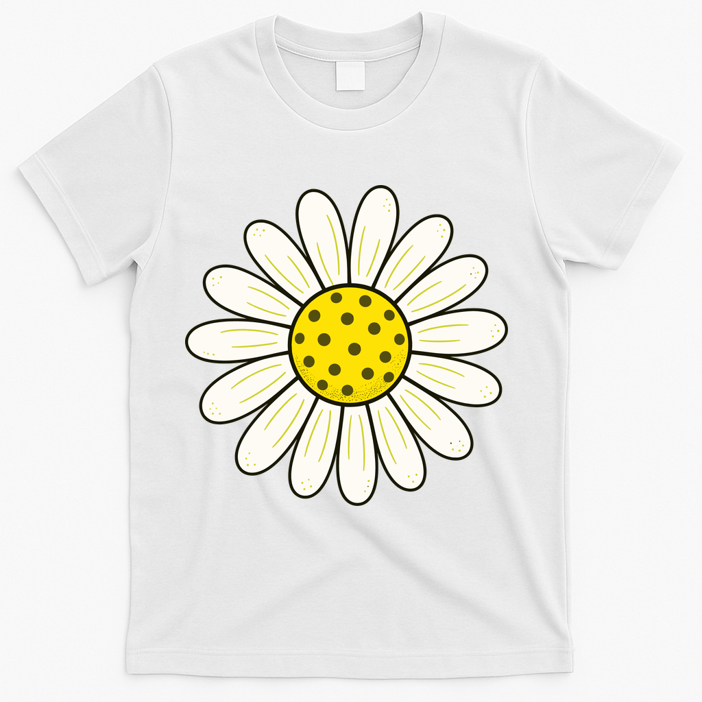 Pickleball Sun Flower Daisy T-Shirt product image 2