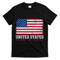 Patriotic USA Flag Grunge Style Apparel Gift T-Shirt product image 1