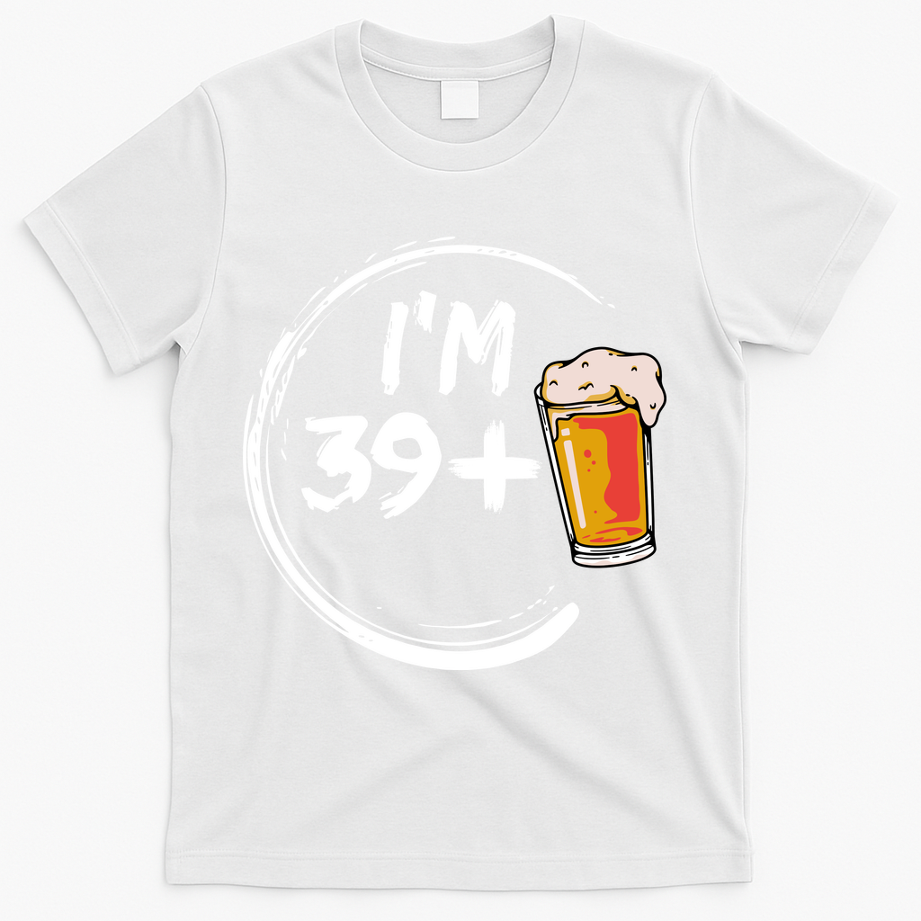 Retro 40th Birthday Beer Lover T-Shirt product image 2