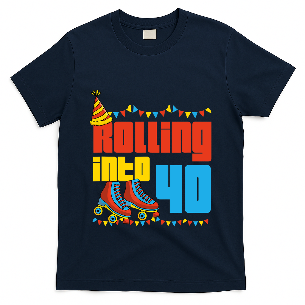 Rolling Into 40 Roller Skate 40th Birthday Party Supplies product image 3