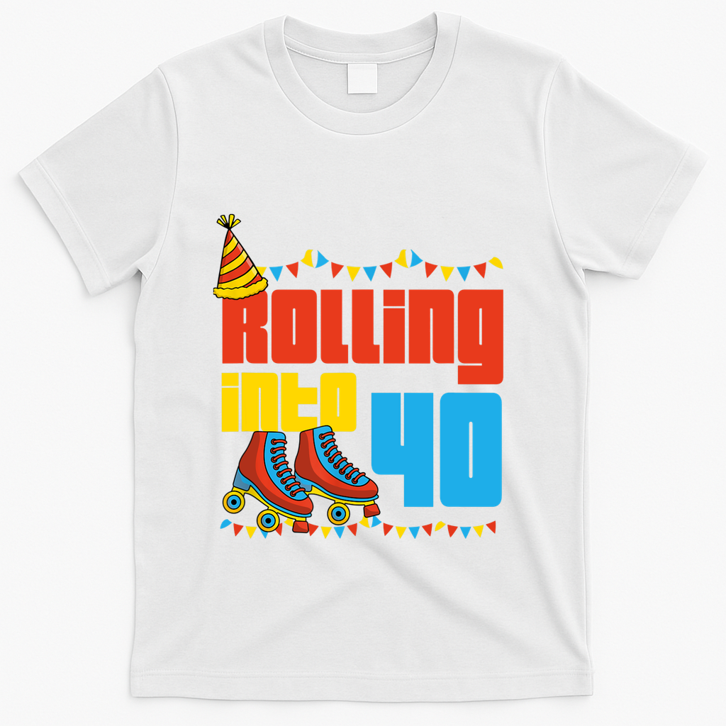 Rolling Into 40 Roller Skate 40th Birthday Party Supplies product image 2