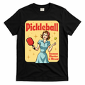 Retro Pickleball Funny Because Murder Is Wrong T-Shirt product image 1