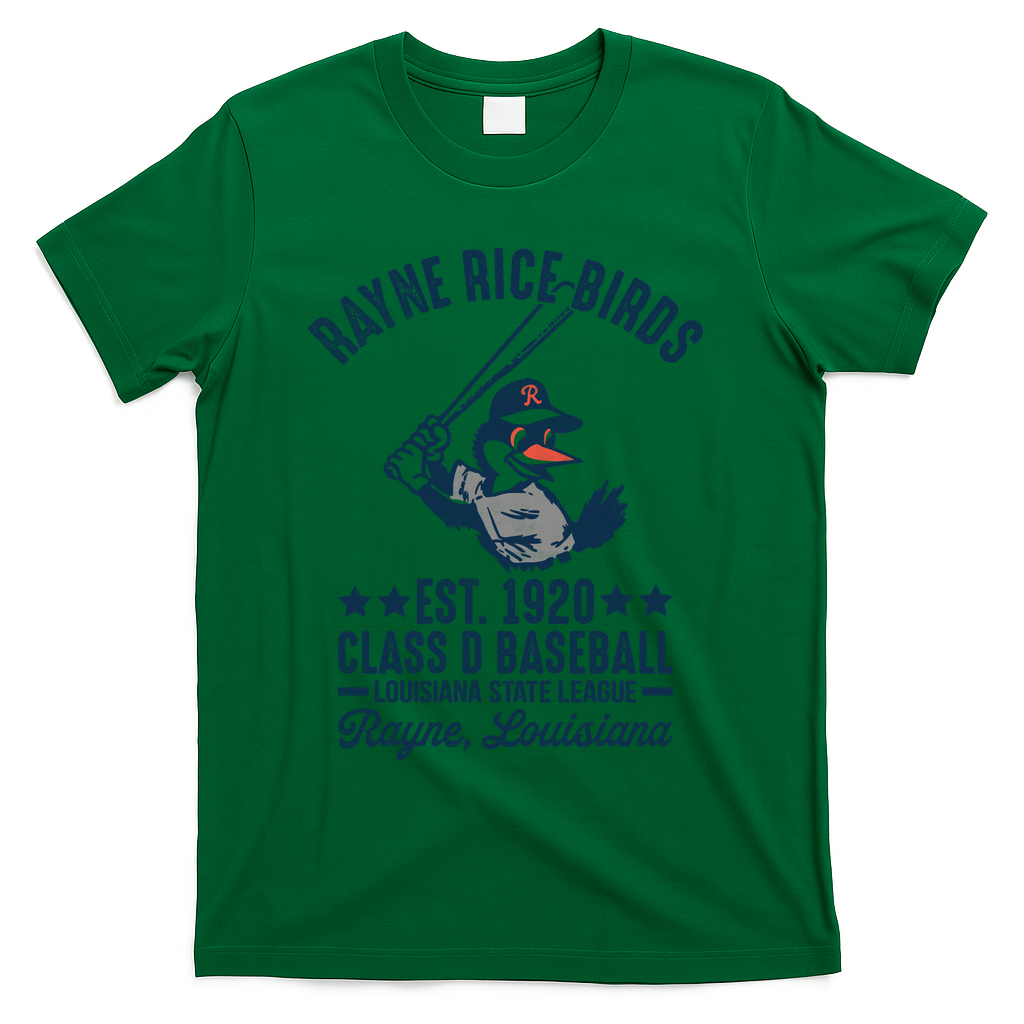 Rayne Rice Birds Louisiana Vintage Baseball Team Tribute product image 4