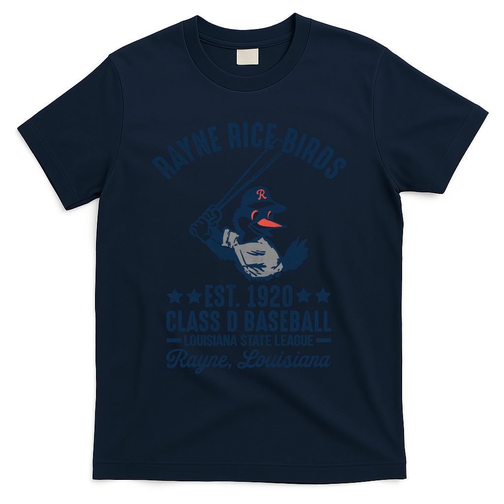 Rayne Rice Birds Louisiana Vintage Baseball Team Tribute product image 3