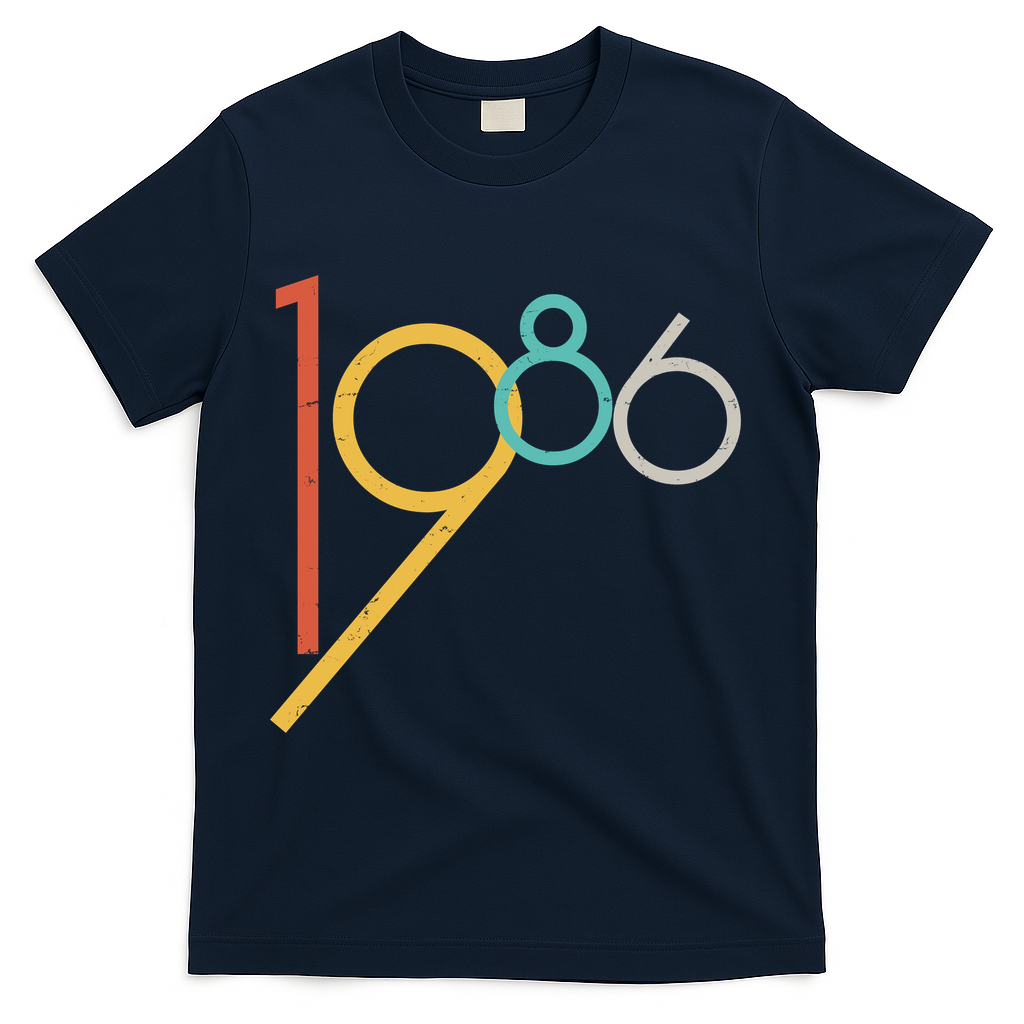 Retro Vintage Style 1986 40th Birthday T-Shirt product image 3