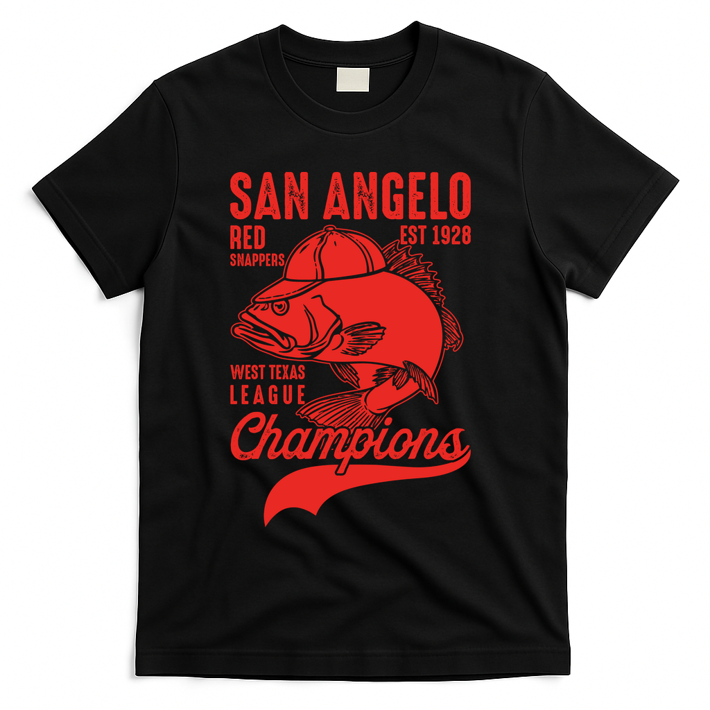 San Angelo Red Snappers West Texas League Champions T-Shirt product image 1