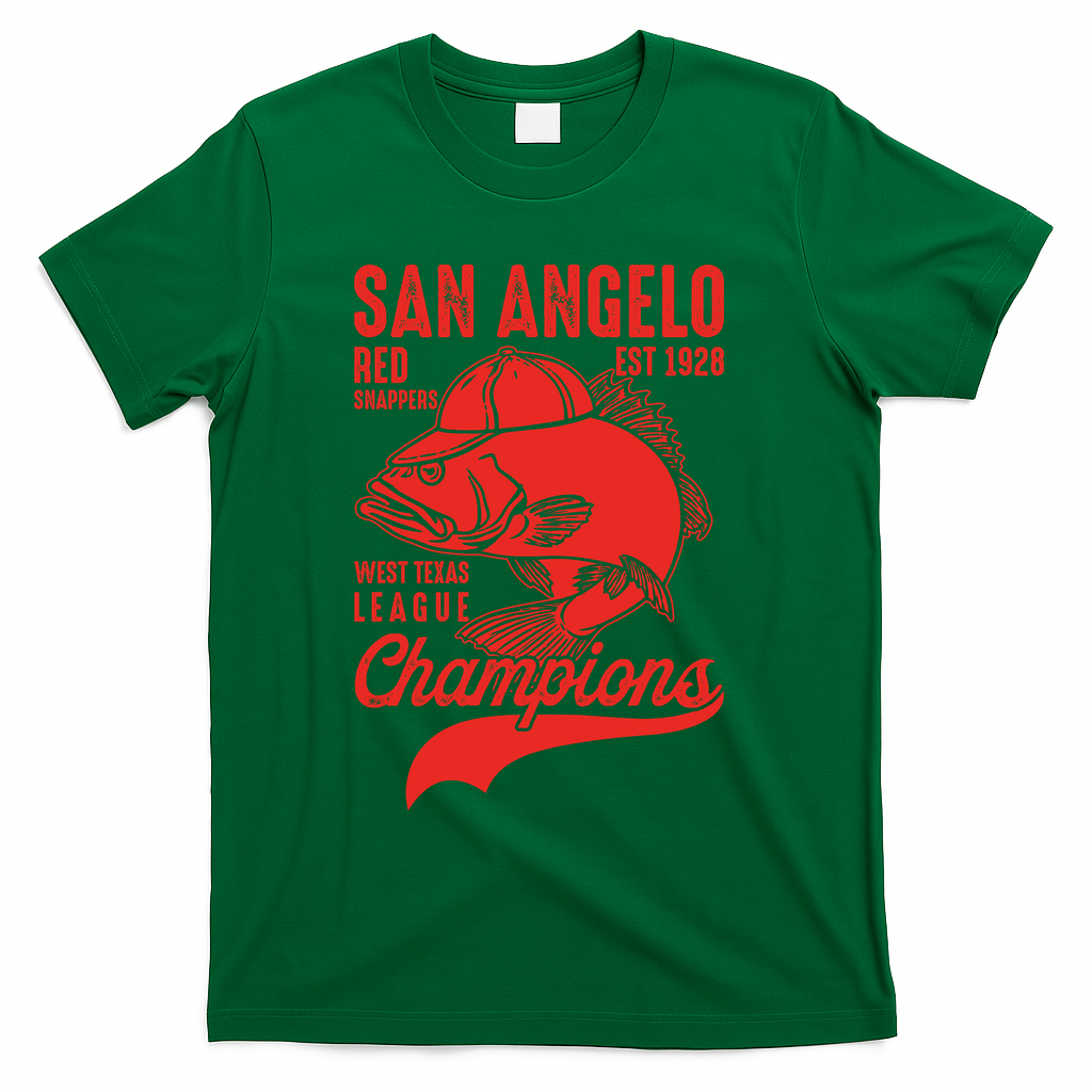 San Angelo Red Snappers West Texas League Champions T-Shirt product image 4