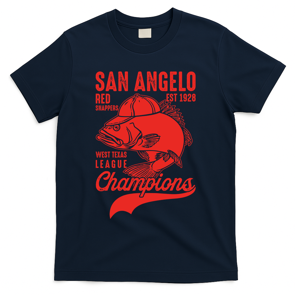 San Angelo Red Snappers West Texas League Champions T-Shirt product image 3